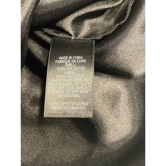 Guess Beaded Dressy Tank Beaded Size 3 Jet Black - Picture 12 of 13